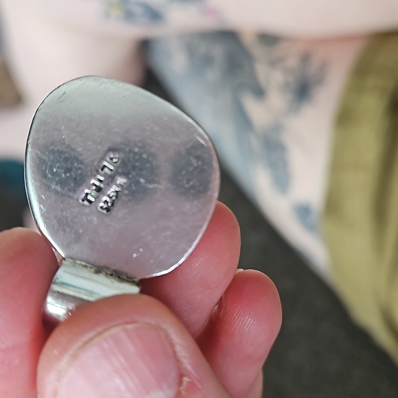 Sterling Silver Glass Pendant - Picture 3 of 8